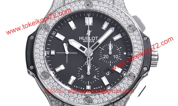 (HUBLOT)ウブロ ブランドコピー ビッグバン エボリューション スチールダイヤモンド 301.SX.1170.RX.1704 