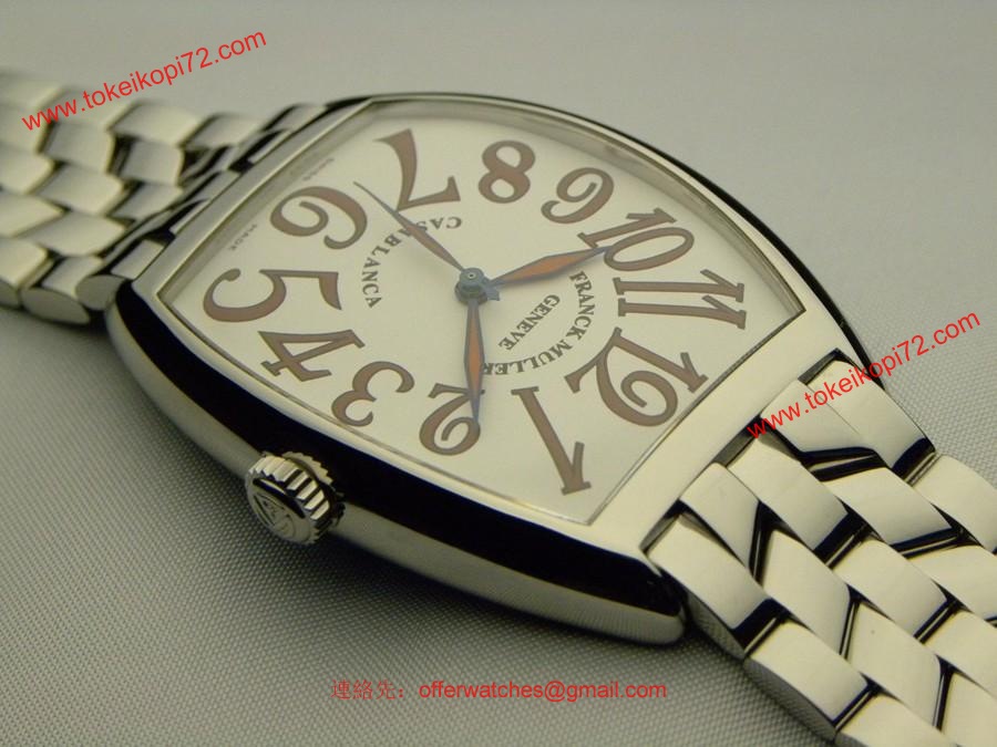 腕時計 コピー FRANCK MULLER フランクミュラー カサブランカサハラホワイト 6850SAHA