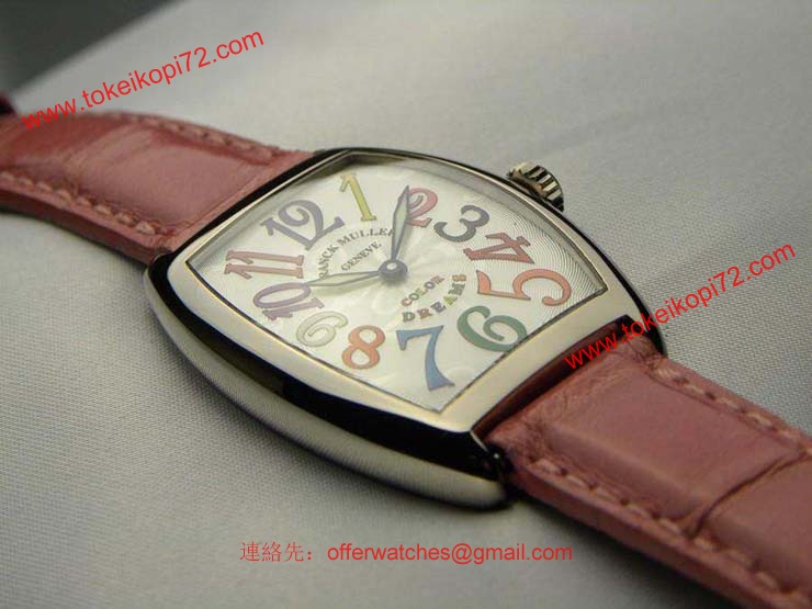 FRANCK MULLER フランクミュラー 時計 偽物 トノウカーベックス カラードリームス 7502QZCOLDREAMS