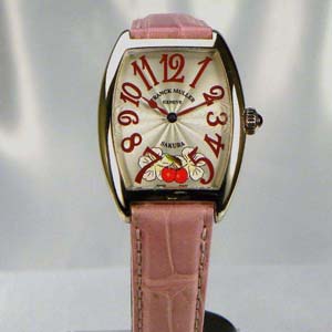 腕時計 コピー FRANCK MULLER フランクミュラー 激安 トノウカーベックス レディース サクラ 7502QZSAKURA