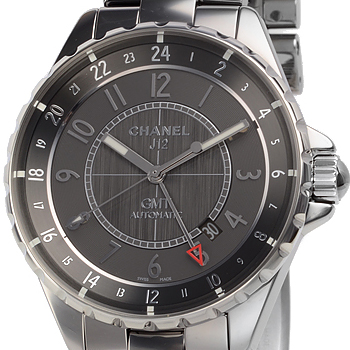 シャネル時計 CHANEL偽物 スーパーコピー J12 チタンセラミック タイプ メンズ クロマティック GMT H3099