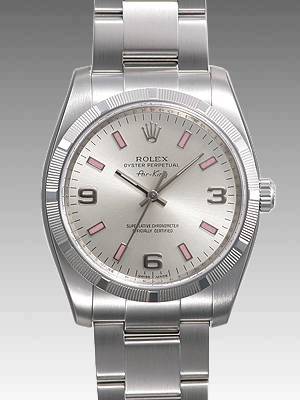 ロレックス コピー (ROLEX) 時計 エアキング 114210 ピンクバー