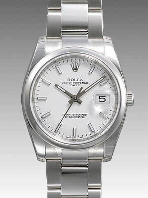 ロレックス(ROLEX) コピー時計 オイスターパーペチュアル デイト 115200 機械