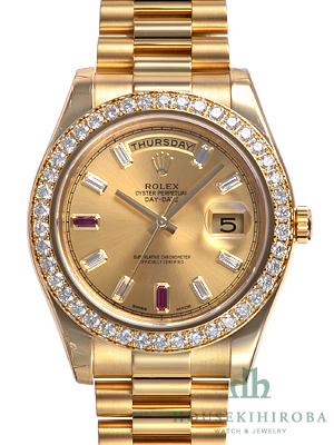 ロレックスコピー(ROLEX) 時計 デイデイトII 218348BG