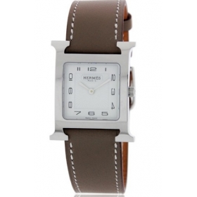 HERMES エルメス時計コピー Hウォッチ レザーベルト HH1.510.131/WW18 ベージュ